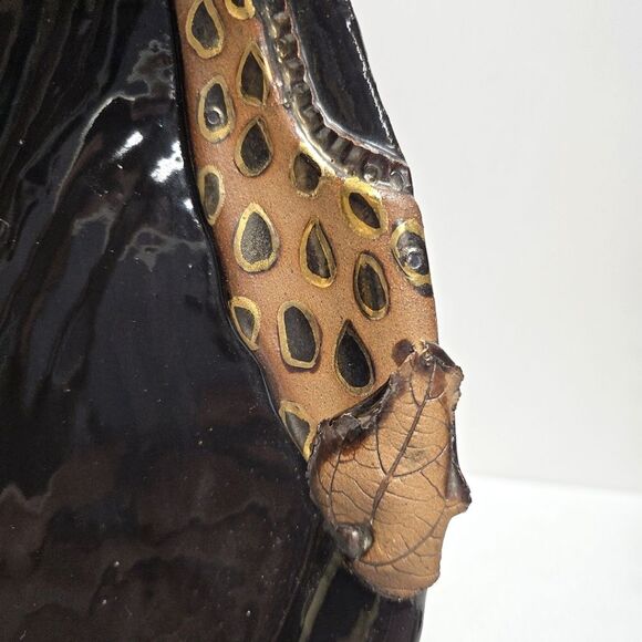 Fired Fantasies Pottery Giraffe Hand Crafted Trinket Dish Vanity Bowl - Picture 4 of 8